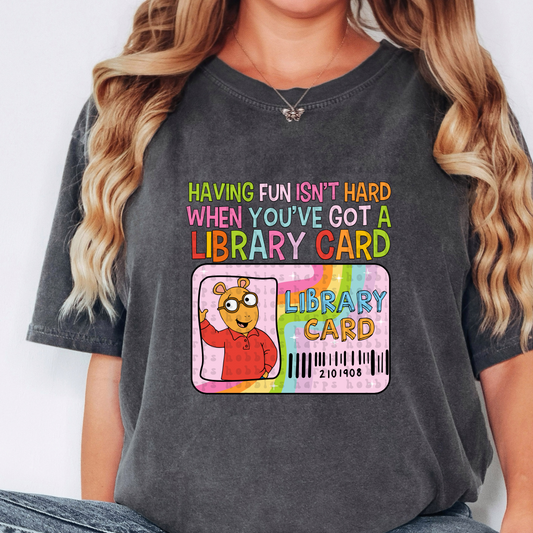 Library Card (tshirt/hoodie/sweatshirt/longsleeve)