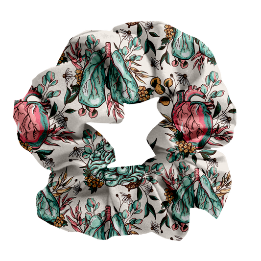 Floral Anatomy Scrunchie