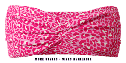 Bold Pink Cheetah Headband