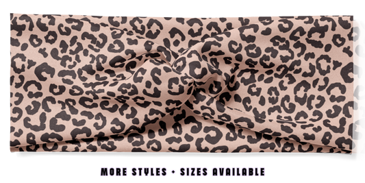 Pink Cheetah Headband