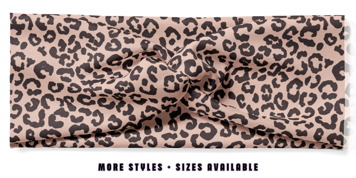 Pink Cheetah Headband