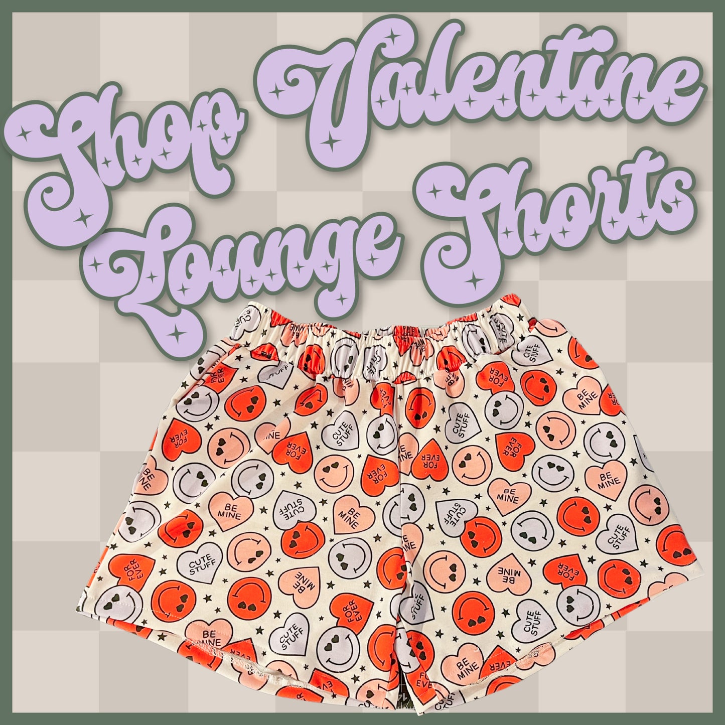 Valentine Shorts Pre-Order (ships 3-4 weeks)