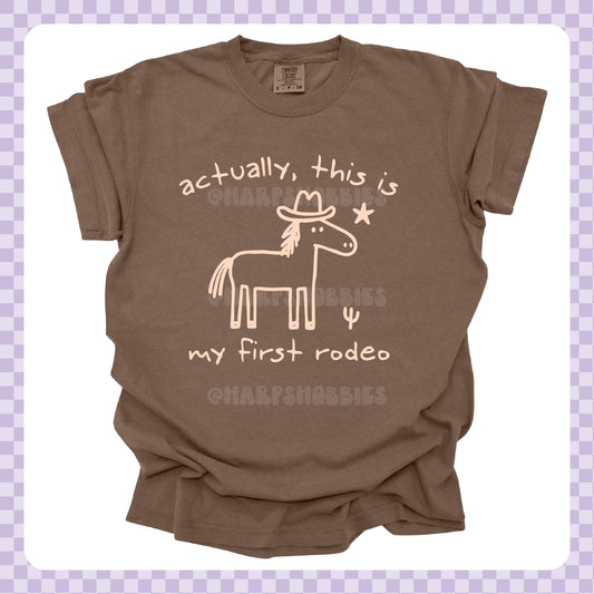 Actually My 1st Rodeo Tshirt/Sweatshirt