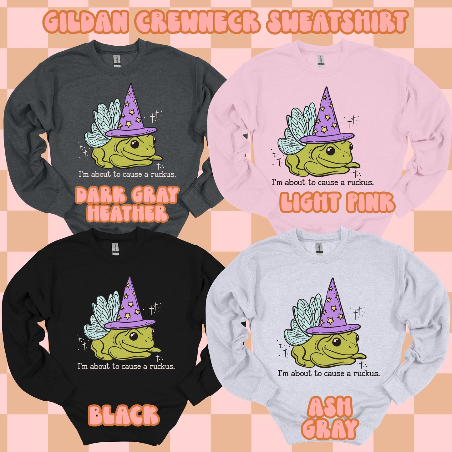 Ruckus Frog Tshirt/Sweatshirt