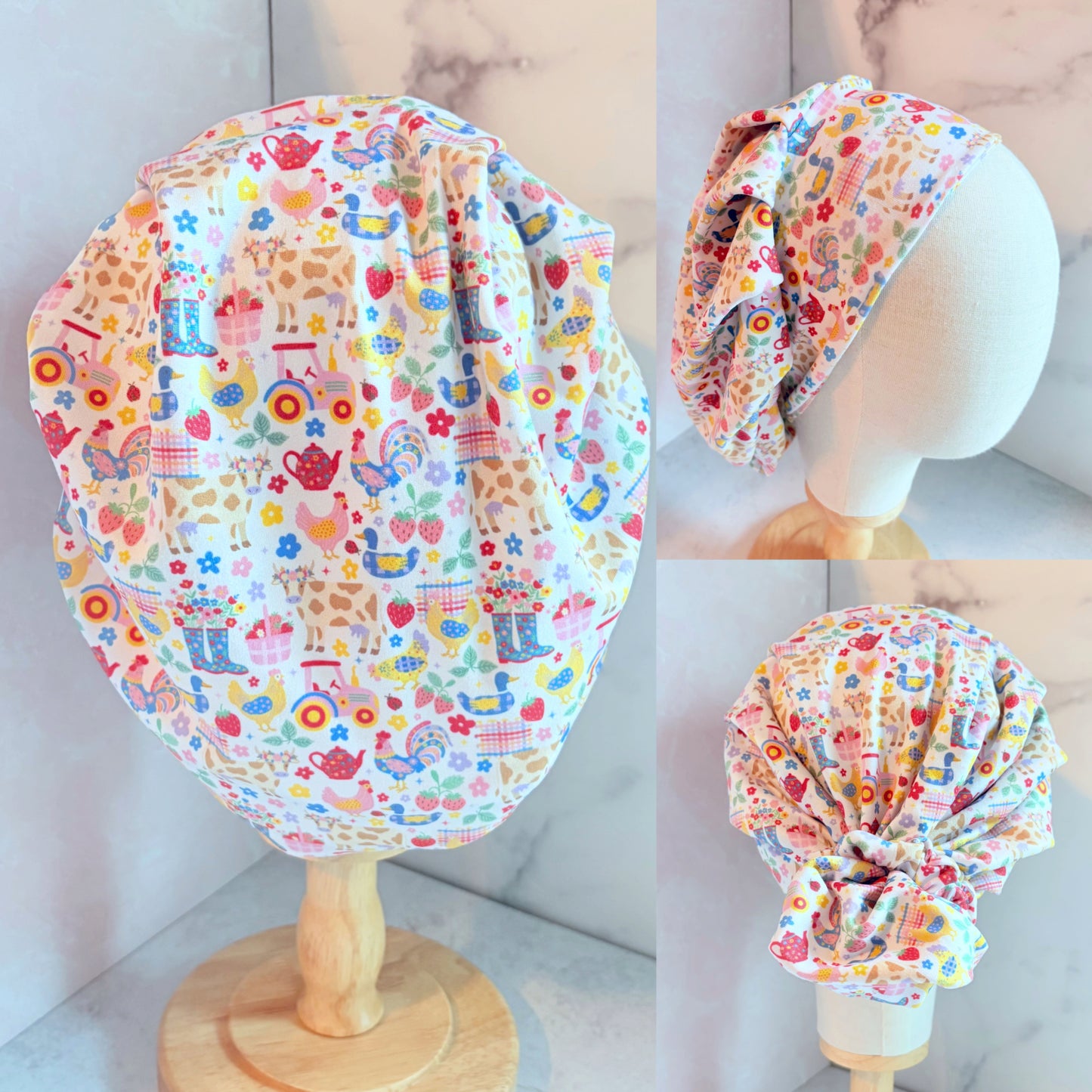 Colorful Farm Scrub Hat