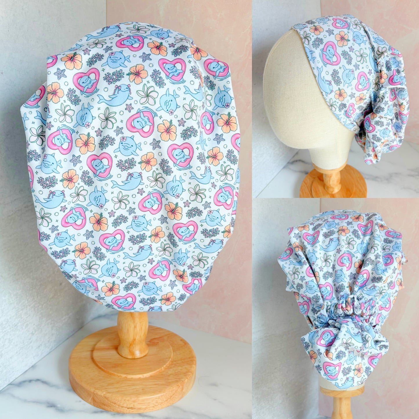 Darling Dolphins Scrub Hat