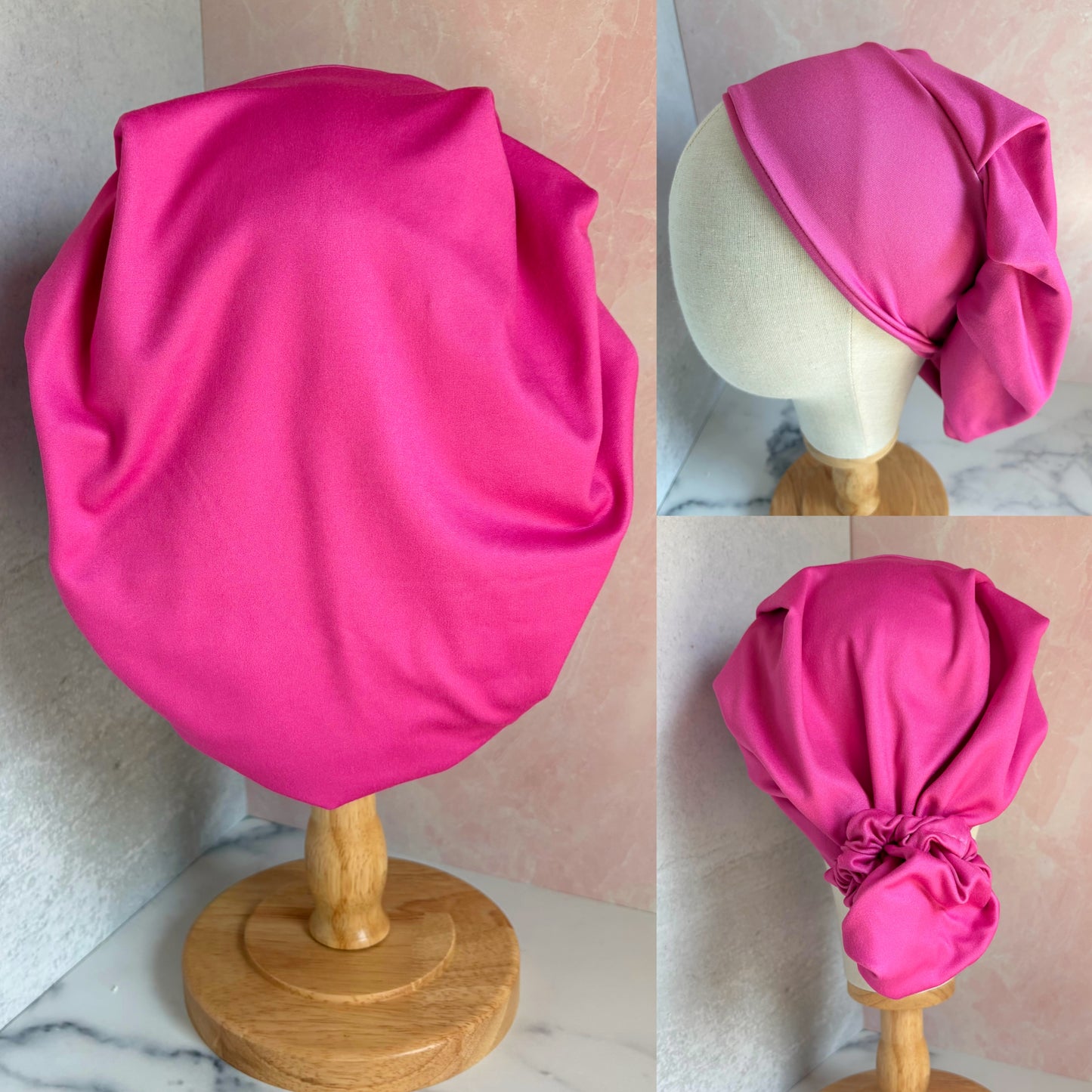 Hot Pink Solid Scrub Hat