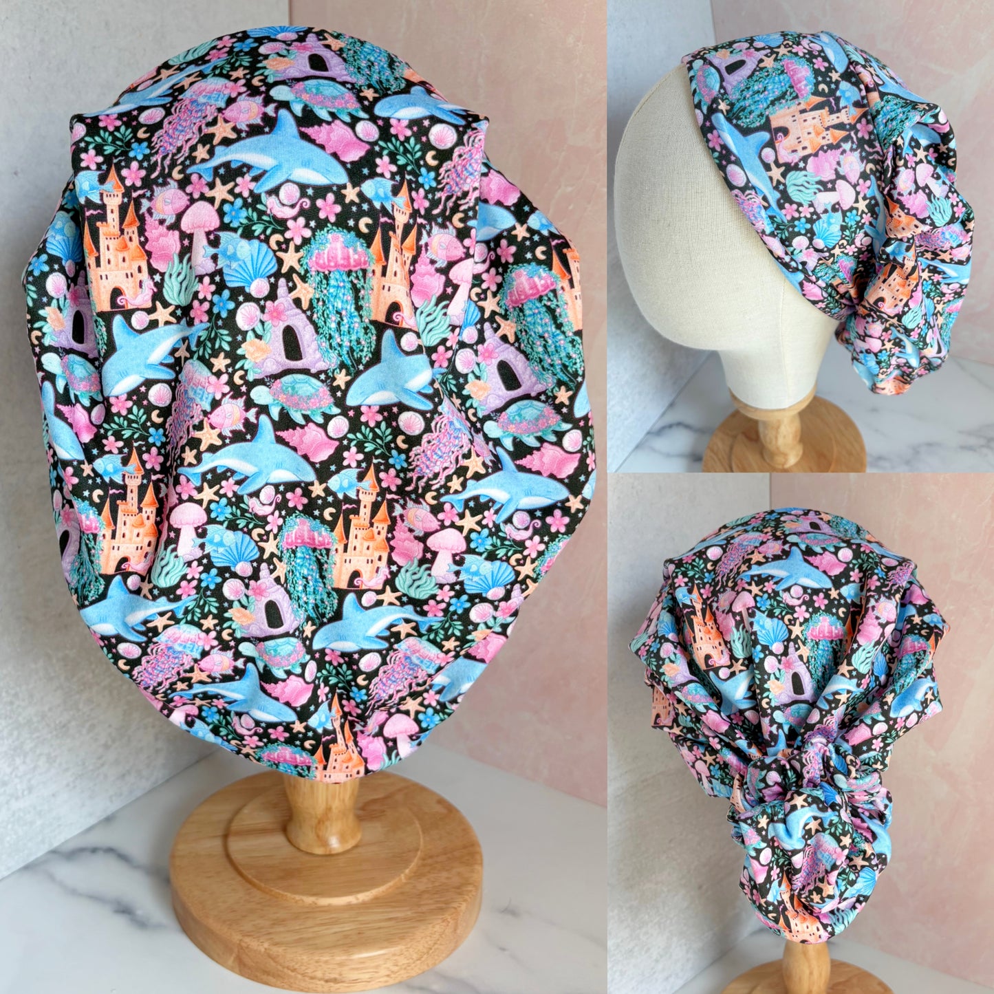 Summer Ocean Scrub Hat