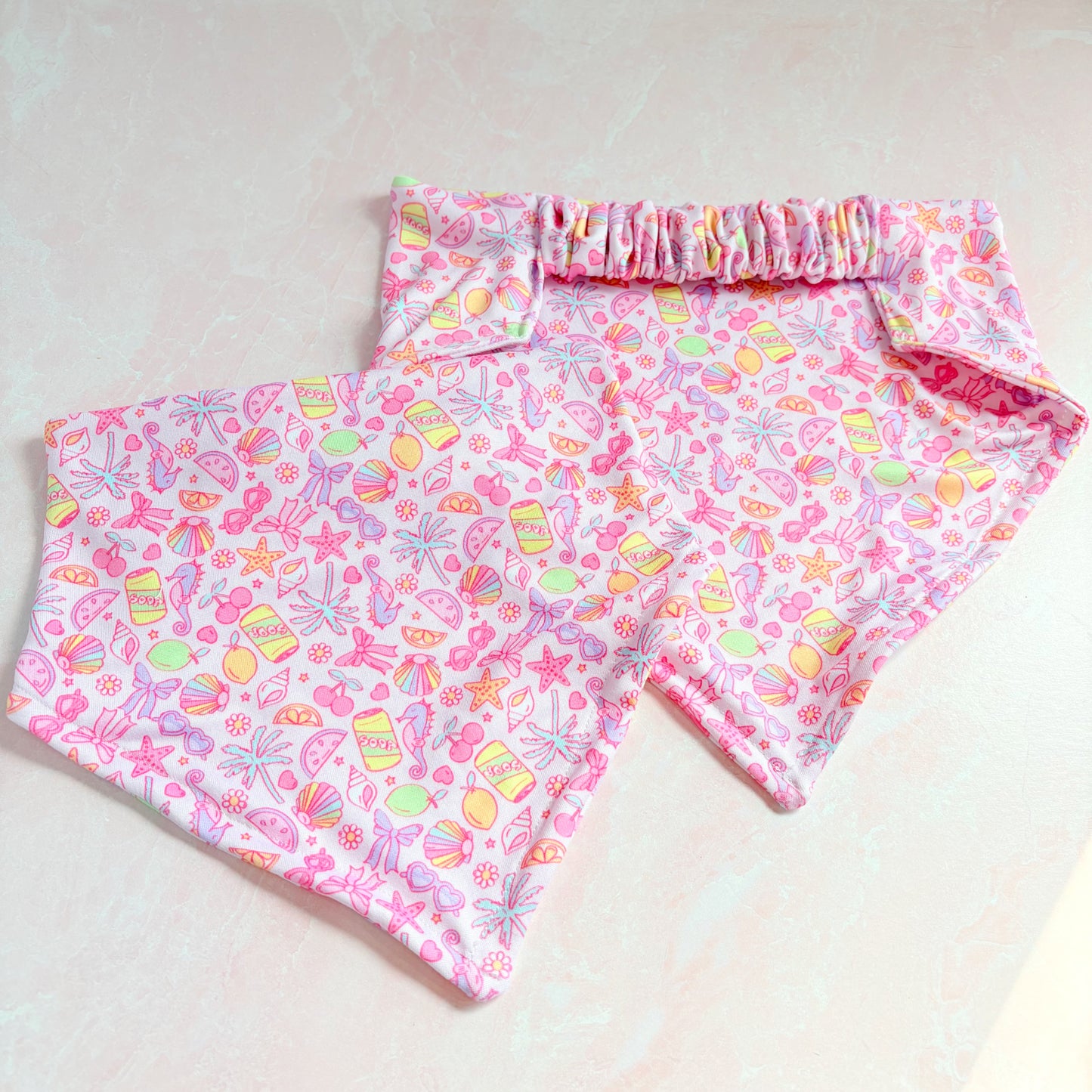 Tropical Summer Scrunchie Dog Bandana