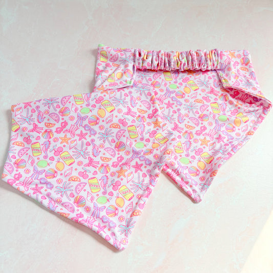Tropical Summer Scrunchie Dog Bandana