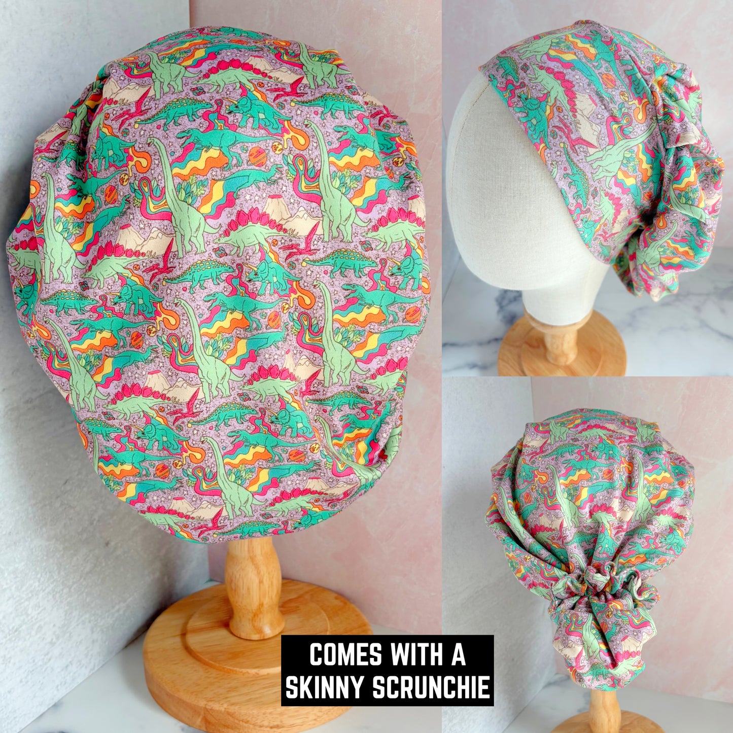 Retro Dinosaurs Scrub Hat