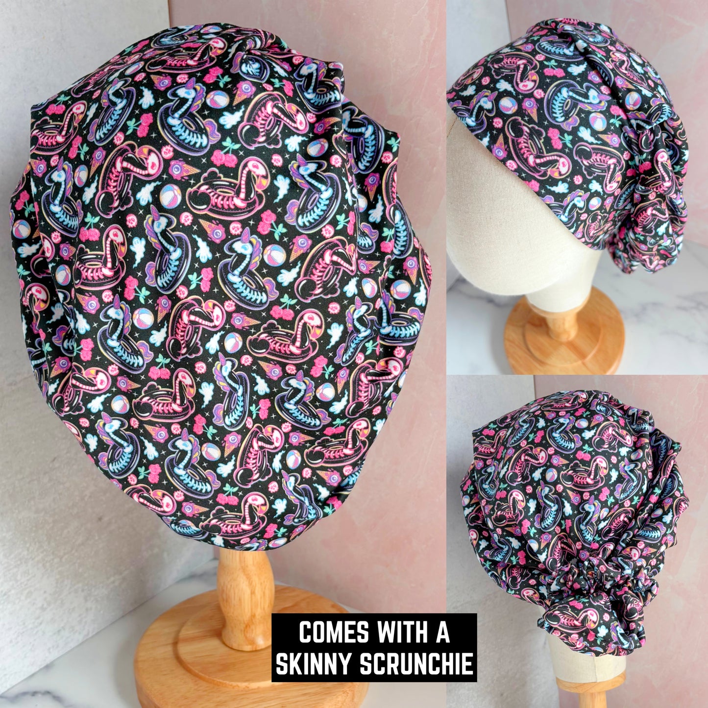 Skelly Floaties Scrub Hat