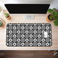 Floral Checkered Desk Mat (4 sizes)