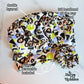 80s Halloween Leopard Scrub Hat