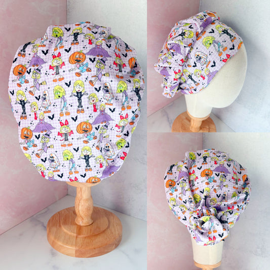 Lizzie Halloween Scrub Hat
