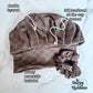 Chocolate Checkered Scrub Hat
