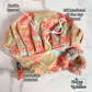 Fall Floral Patchwork Scrub Hat