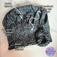 Black Floral Scrub Hat