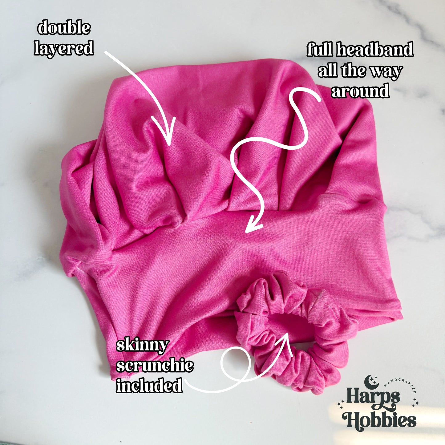 Hot Pink Solid Scrub Hat