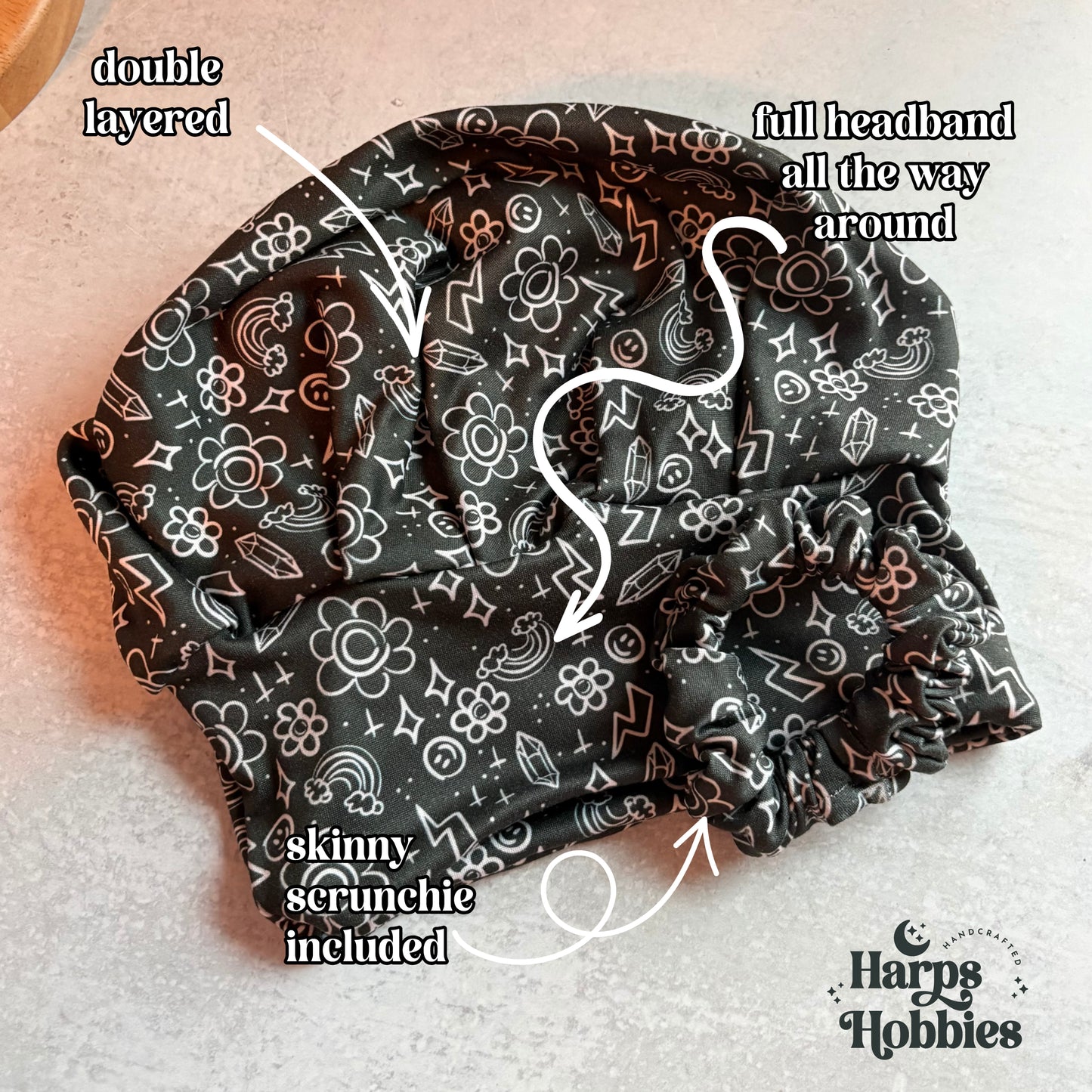 Doodles Scrub Hat
