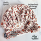 Fall Bows Scrub Hat