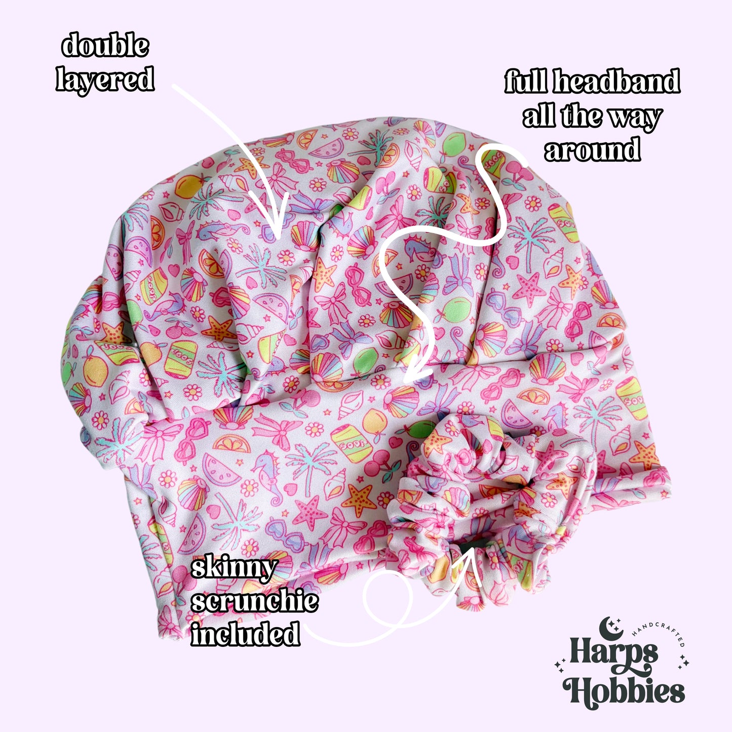 Tropical Summer Scrub Hat