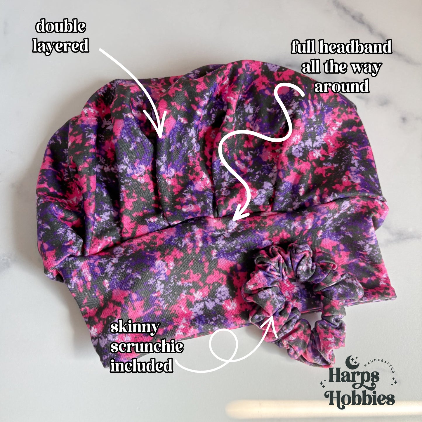 Galaxy Tie Dye Scrub Hat
