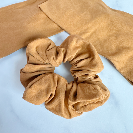 Old Gold Solid Scrunchie (Regular)