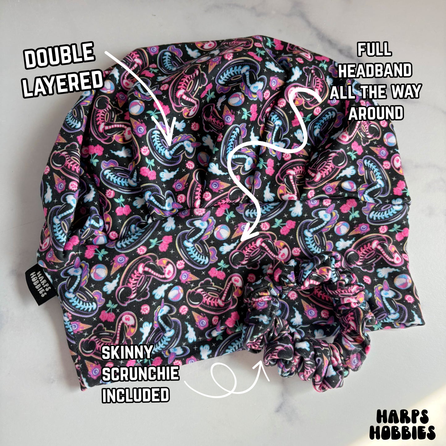 Skelly Floaties Scrub Hat