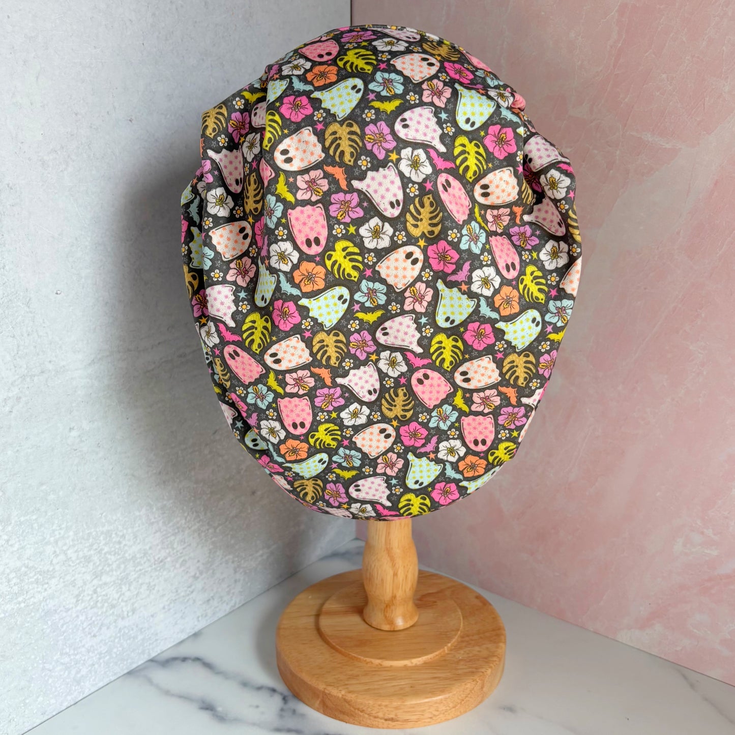 Ghostie Summer Scrub Hat