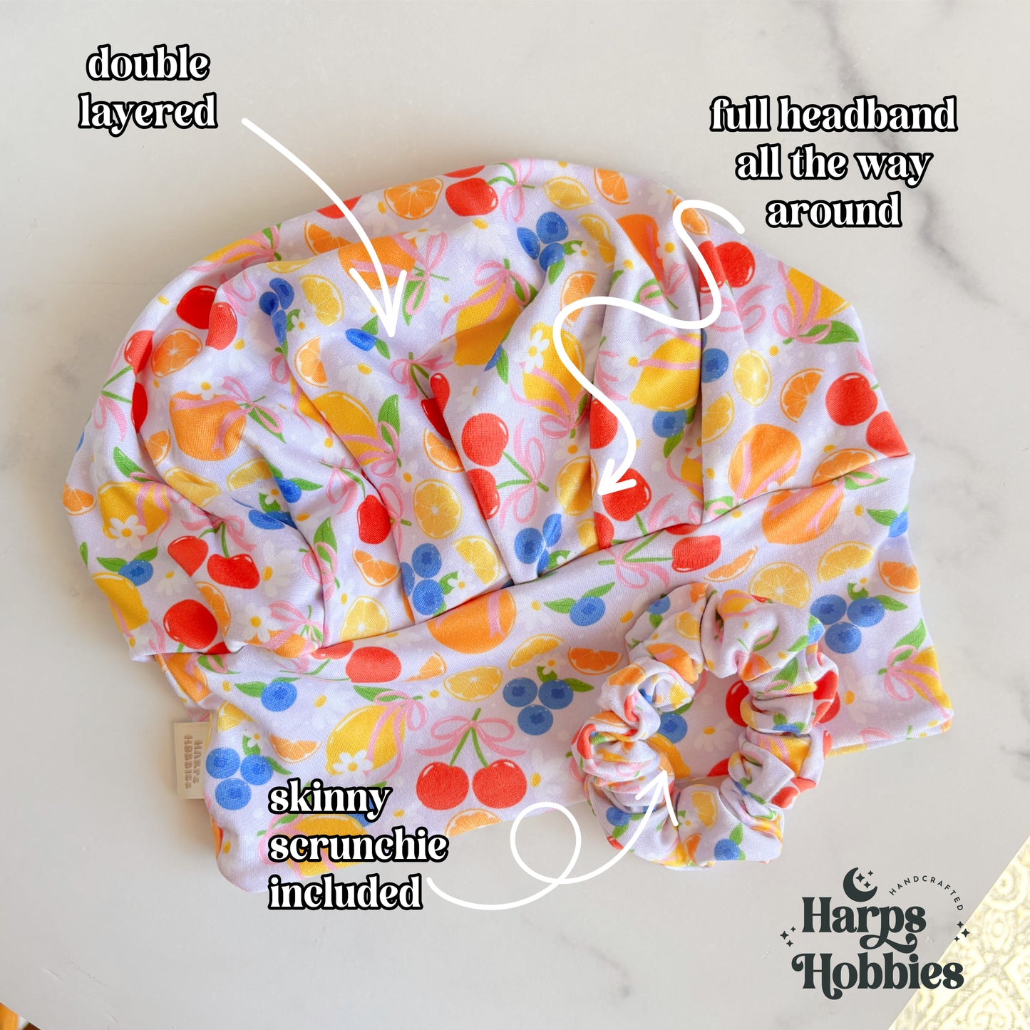 Cutesy Fruits Scrub Hat