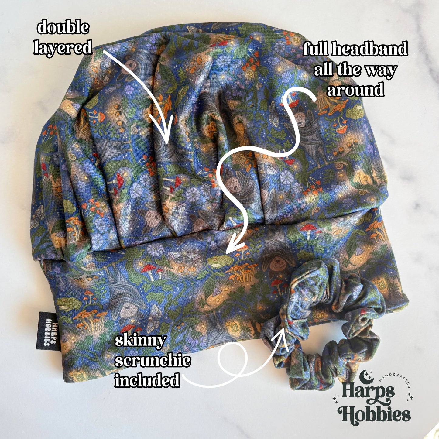 Midnight Bats Scrub Hat
