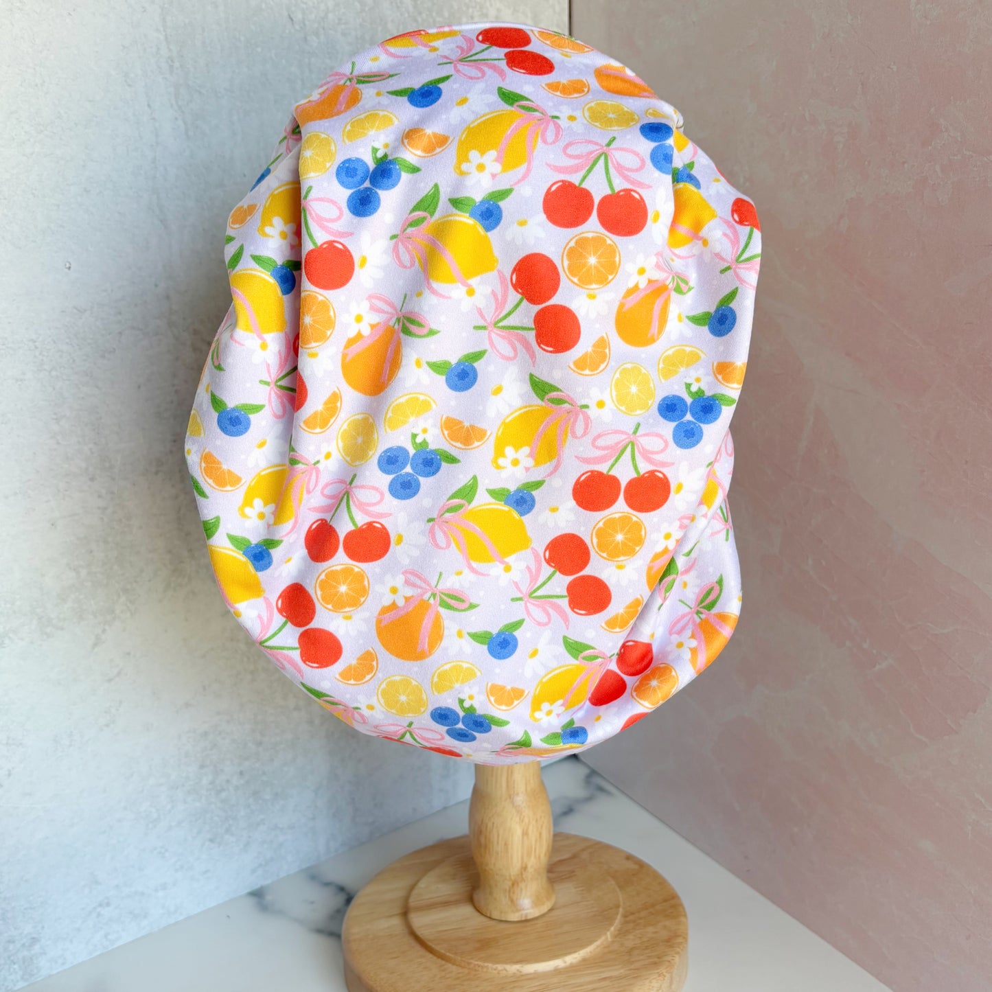 Cutesy Fruits Scrub Hat