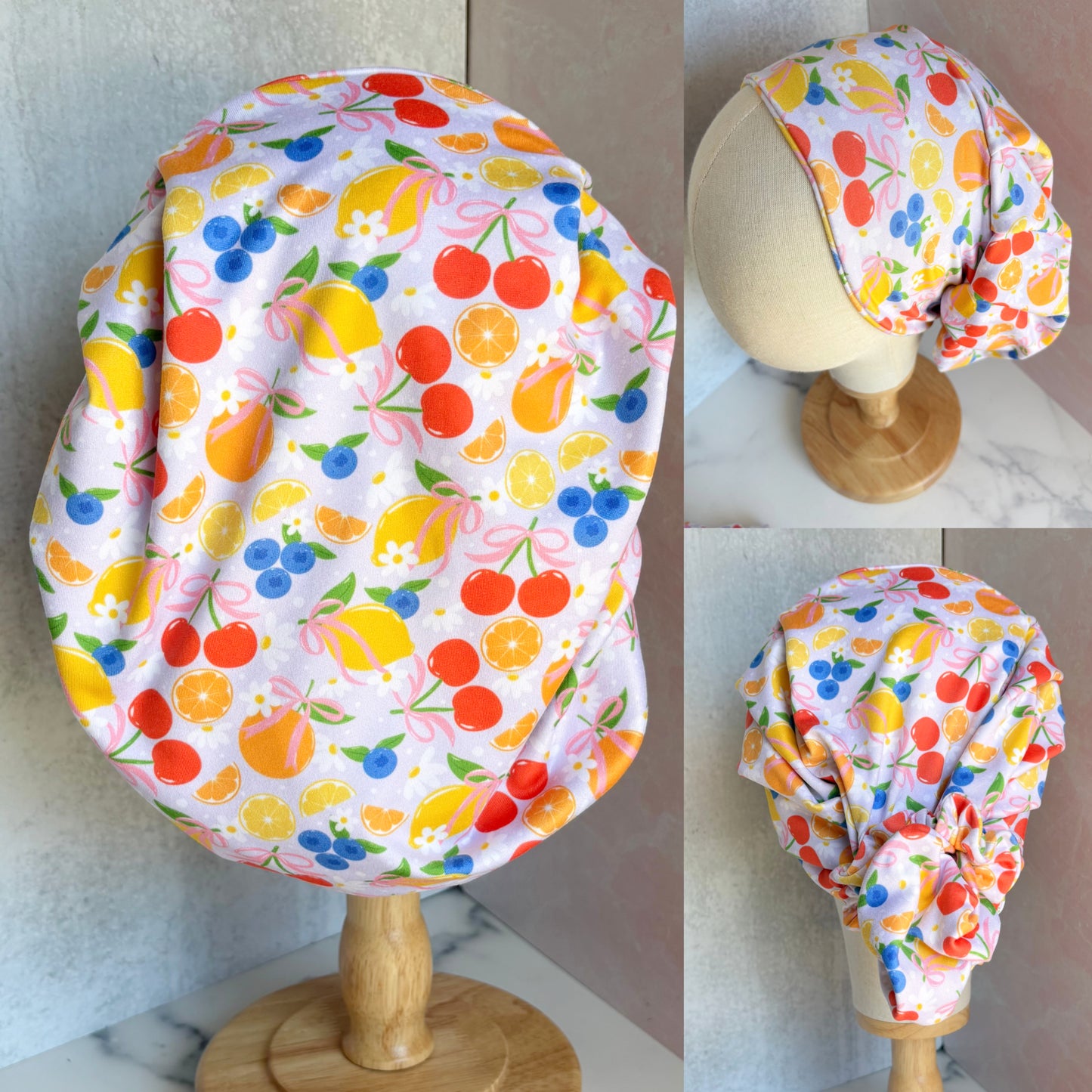 Cutesy Fruits Scrub Hat