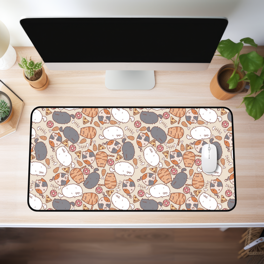 Fluffy Cats Desk Mat (4 sizes)