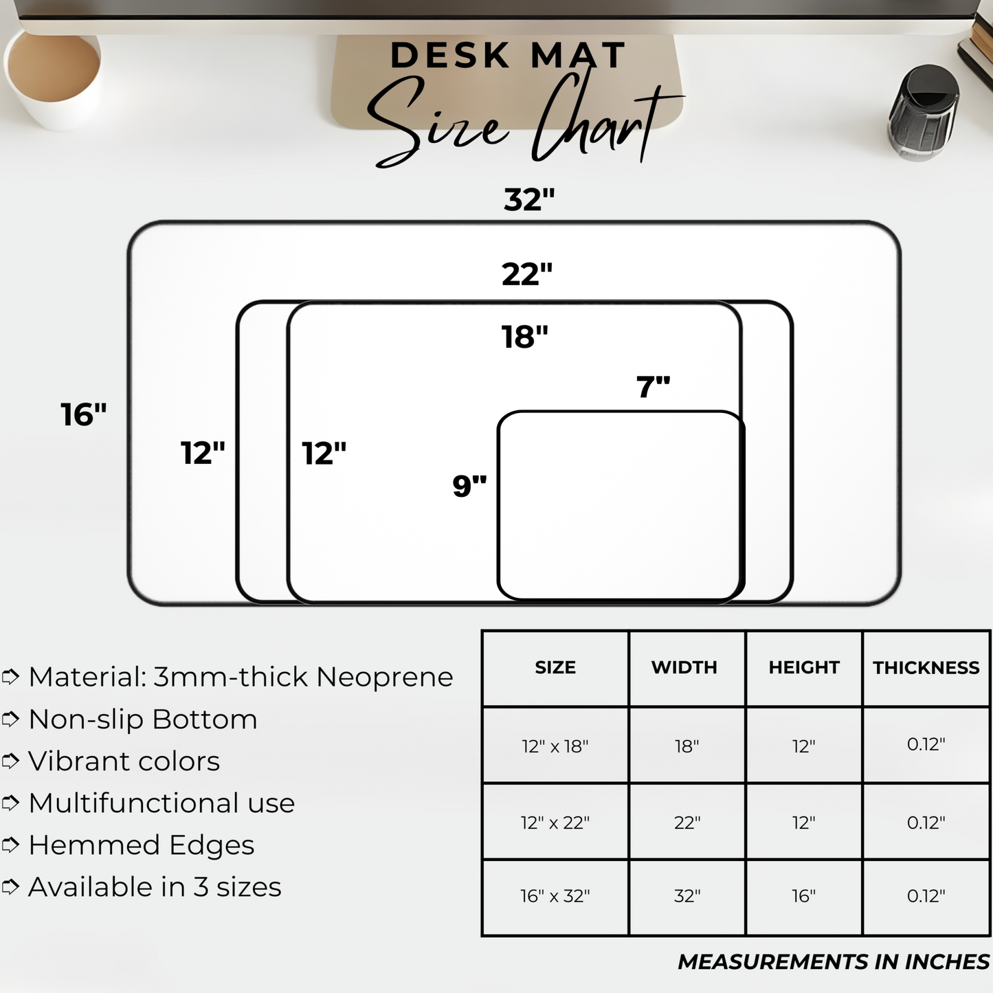 Custom Desk Mat
