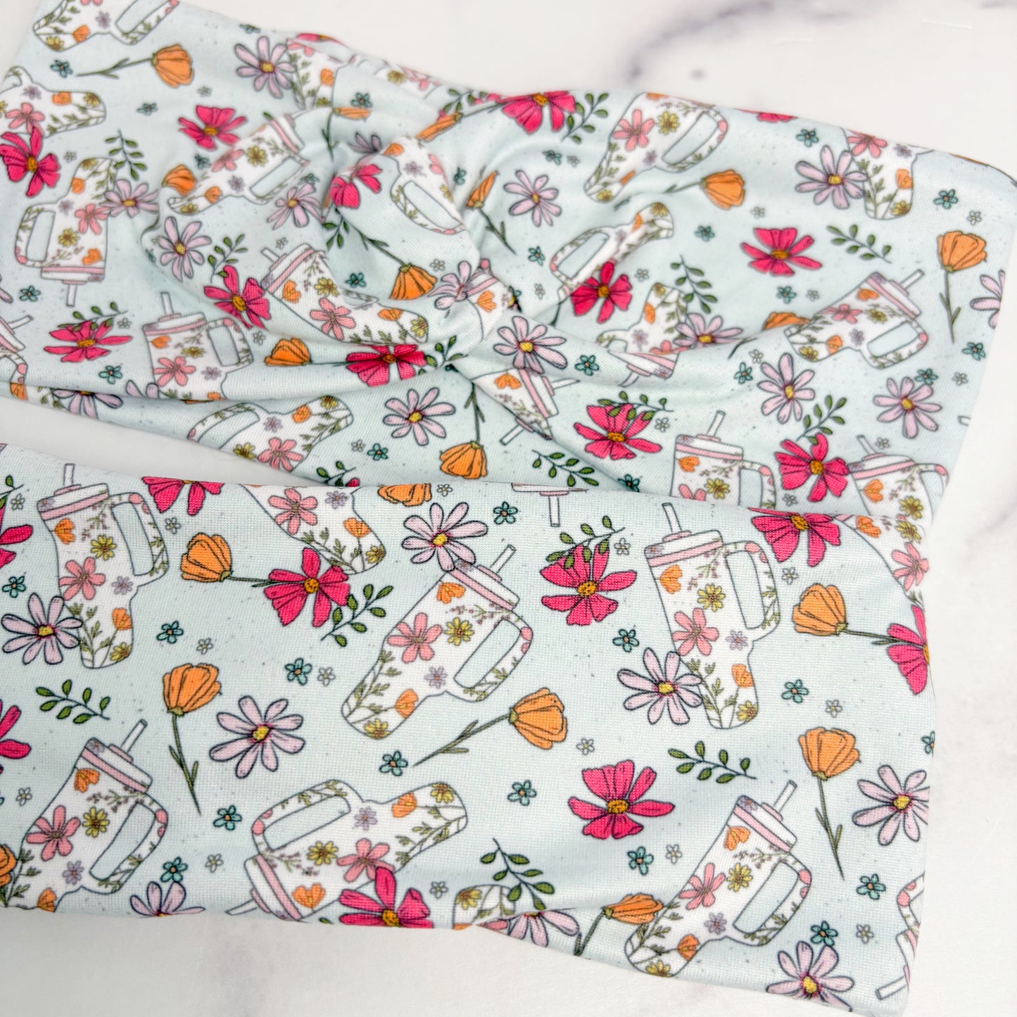 Floral Cups Headband
