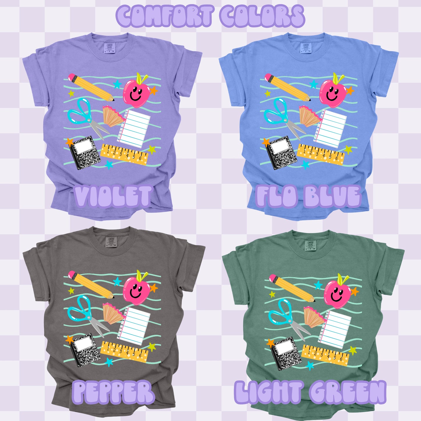 Squiggly Supplies Tshirt/Sweatshirt/Long Sleeve