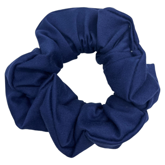 Navy Solid Scrunchie (Regular)