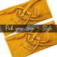 Mustard Heathered Solid Headband