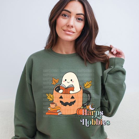 Reading Ghostie (tshirt/sweatshirt)