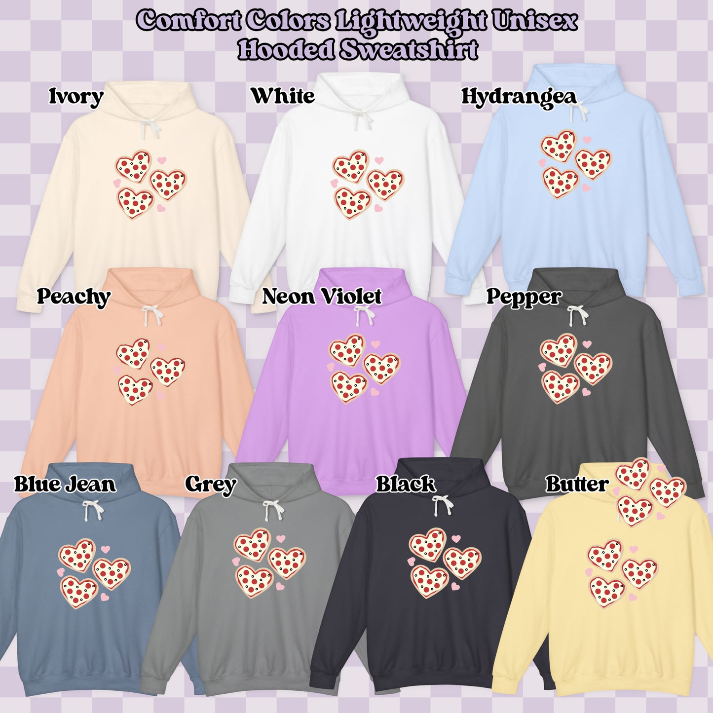 Pizza Hearts (tshirt/sweatshirt)