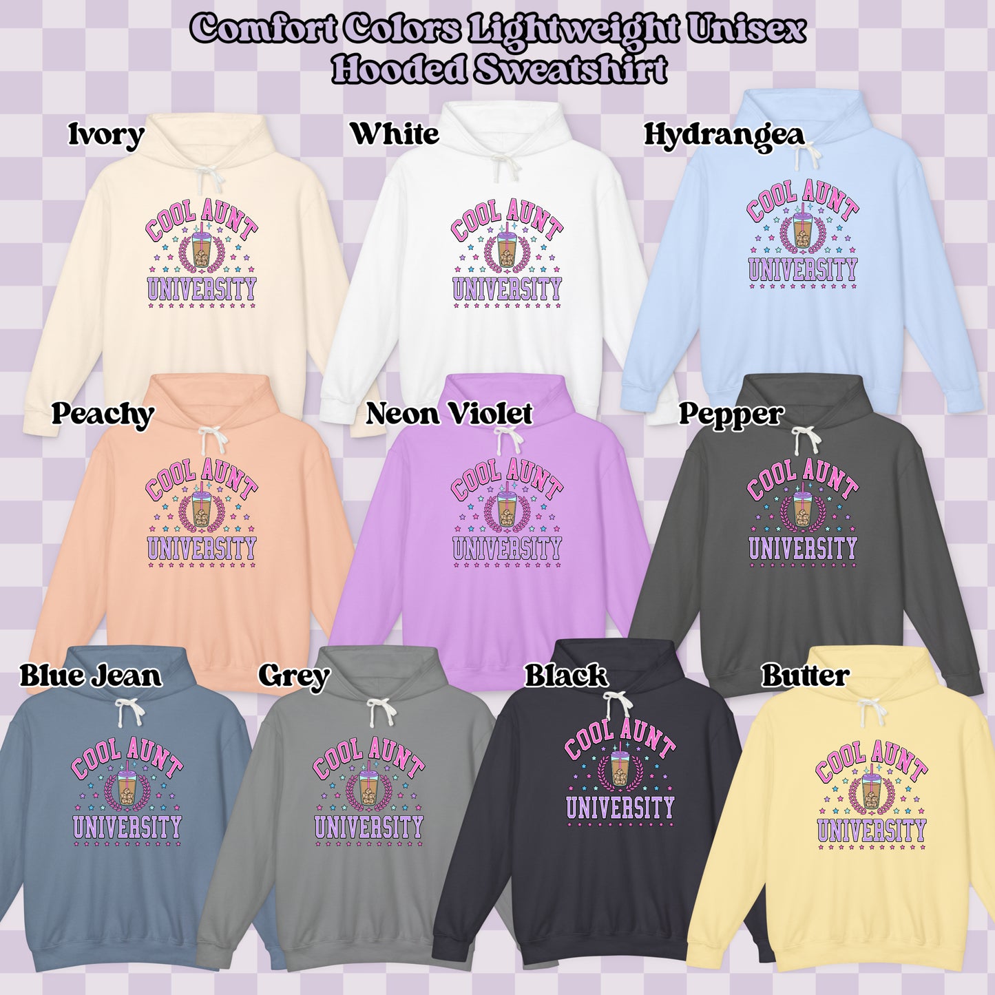Cool Aunt University (tshirt/sweatshirt)