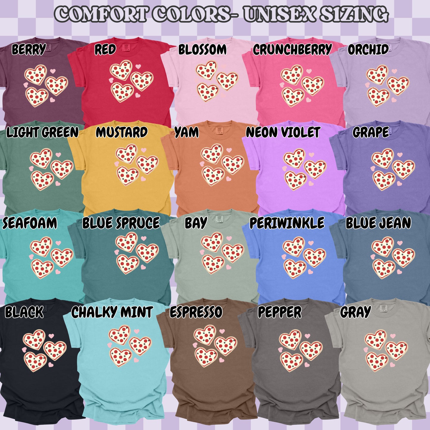 Pizza Hearts (tshirt/sweatshirt)