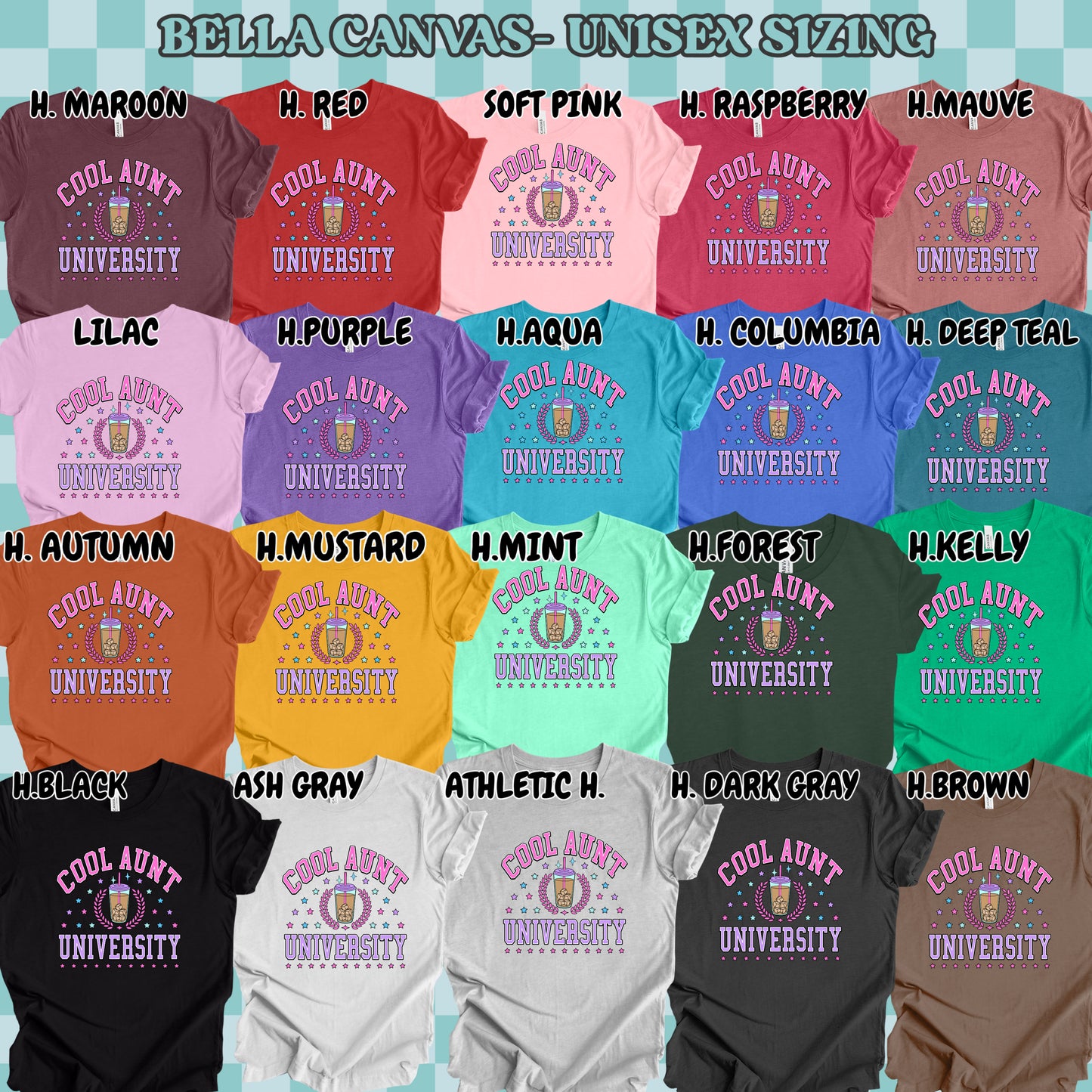Cool Aunt University (tshirt/sweatshirt)