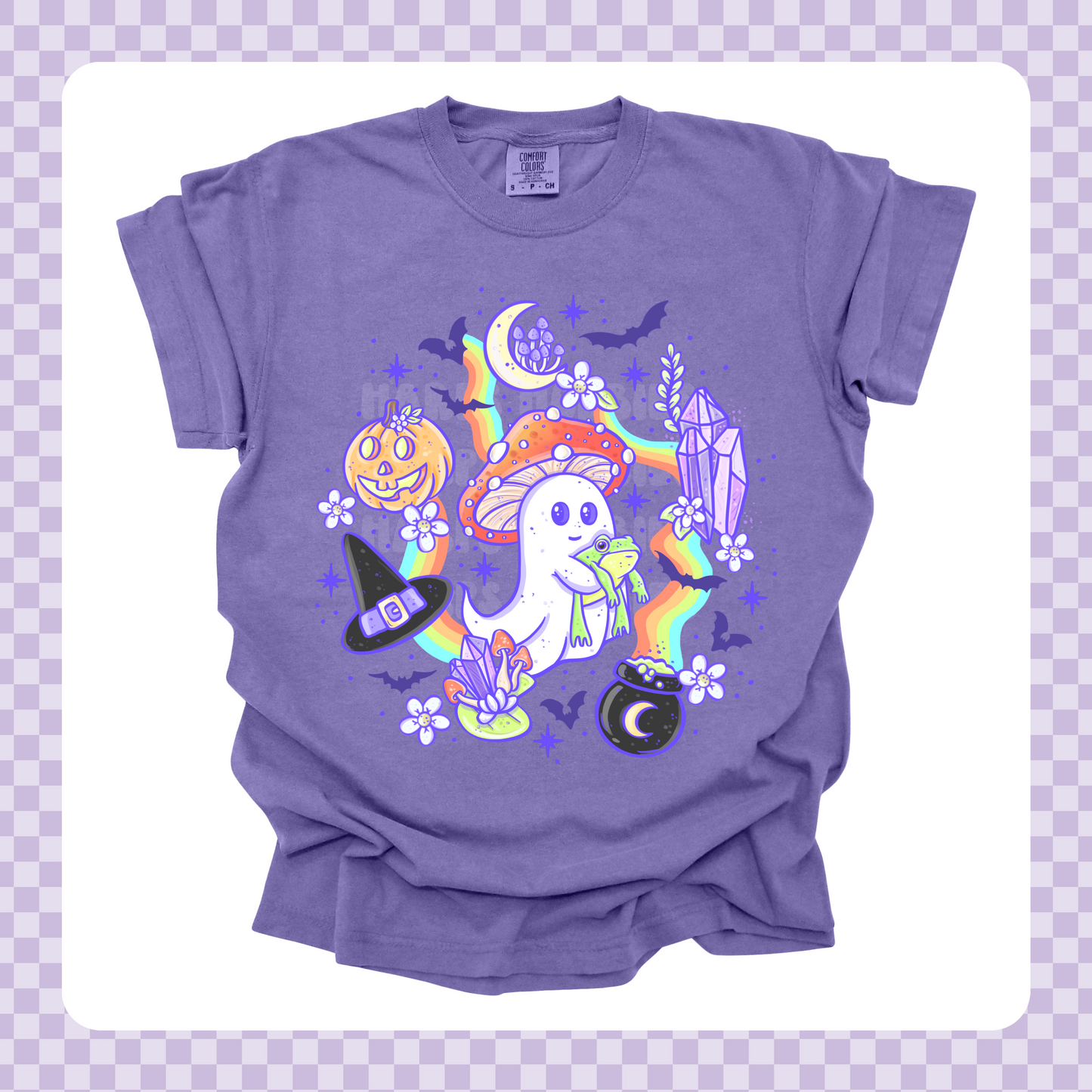 Ghost with Frog Tshirt/Sweatshirt/Long Sleeve