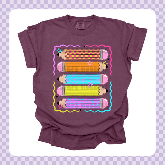 Stacked Pencils Tshirt/Sweatshirt/Long Sleeve
