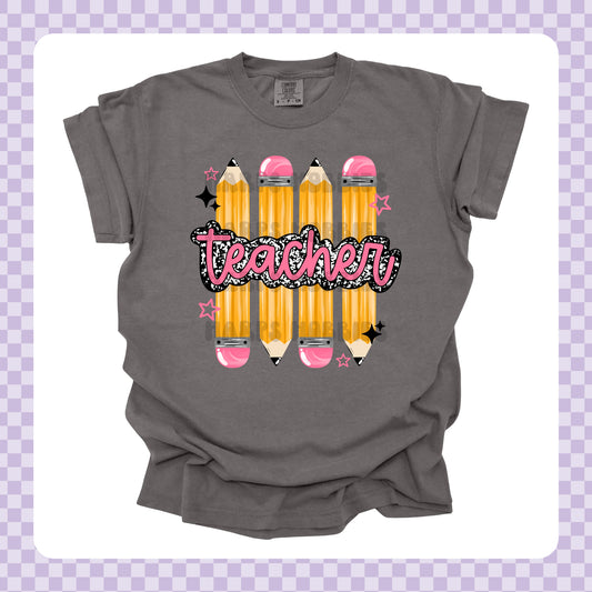 Teacher Pencils Tshirt/Sweatshirt/Long Sleeve