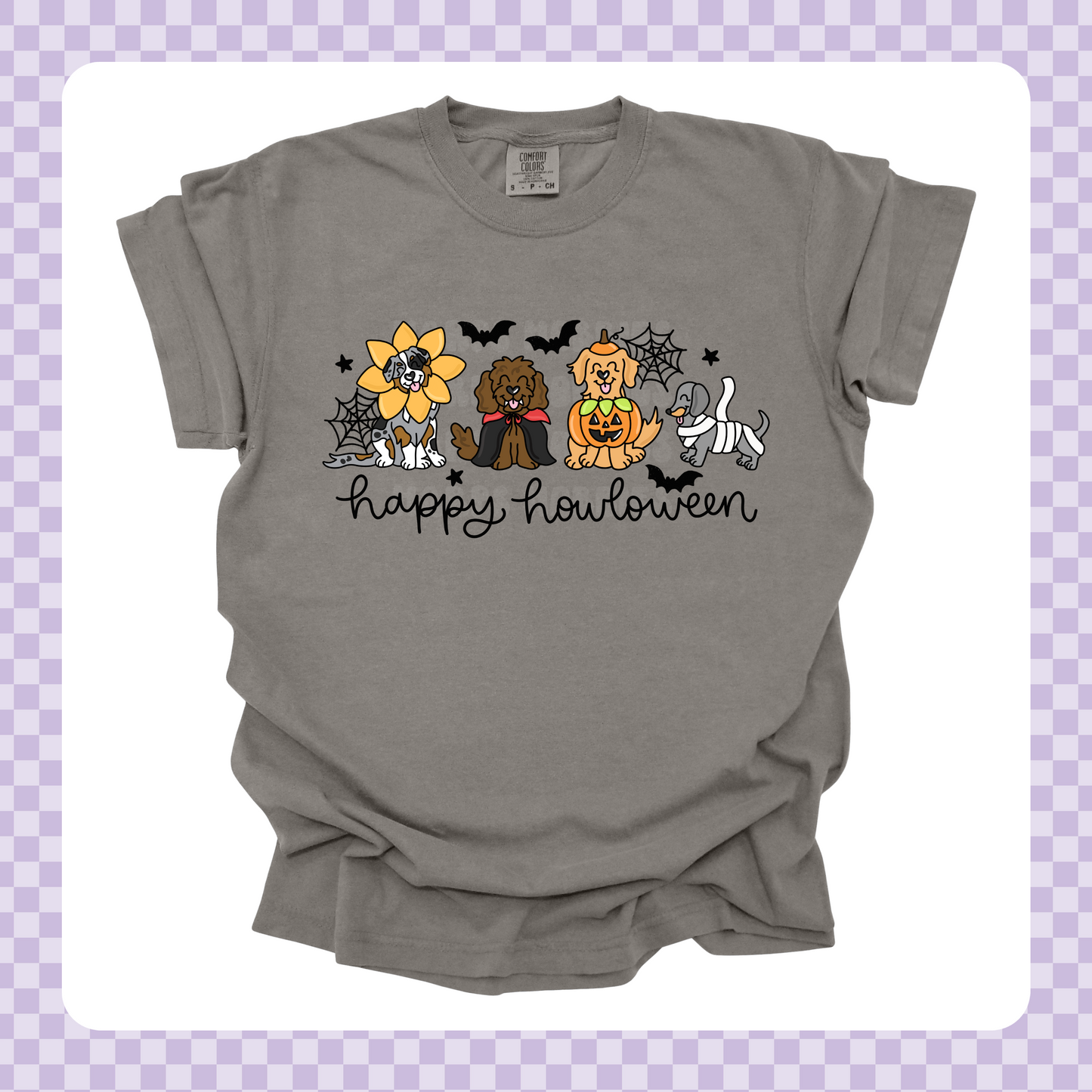 Happy Howl-o-ween Tshirt/Sweatshirt/Long Sleeve