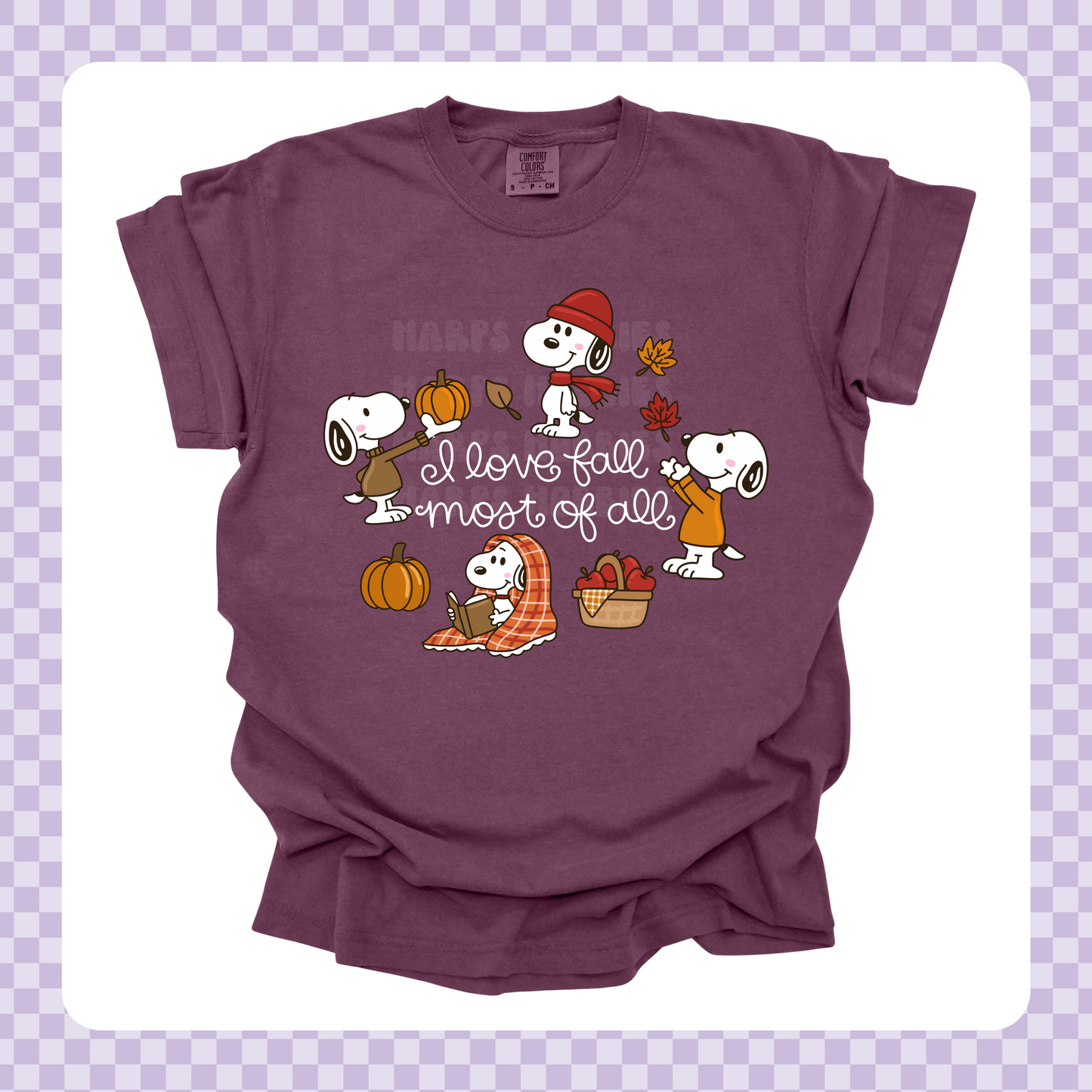 I love Fall Most of All Tshirt/Sweatshirt/Long Sleeve